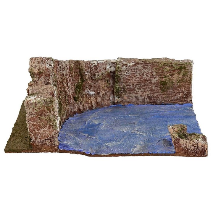 Curva sinistra ruscello componibile 19,5x14,5x7 h