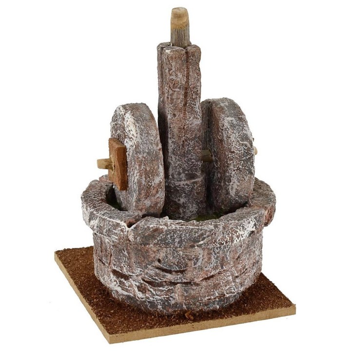 Frantoio per presepe cm 10x9x14 h per statue 10 cm