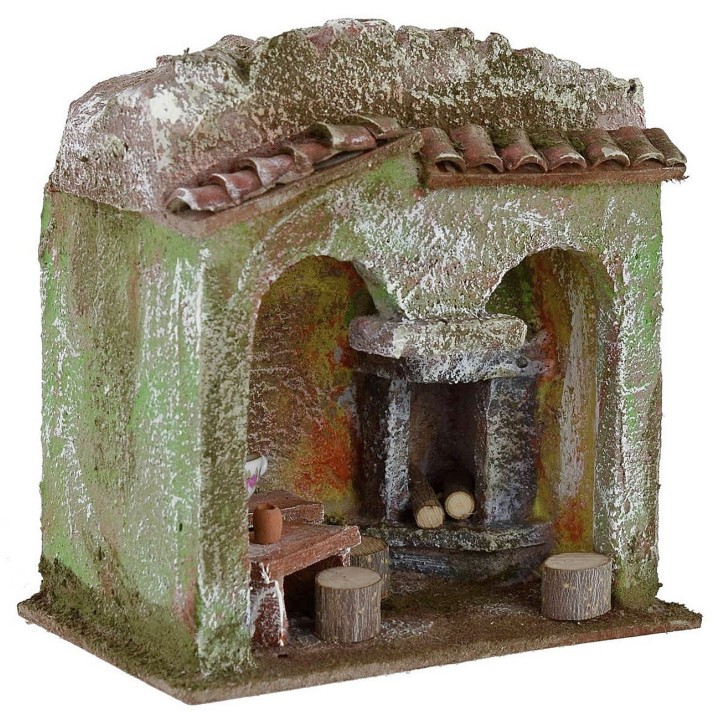Osteria cm 13x8,5x12,8 h per statue 6 cm