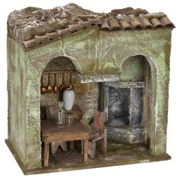 Osteria cm 24x16x24 h per statue da 12 cm