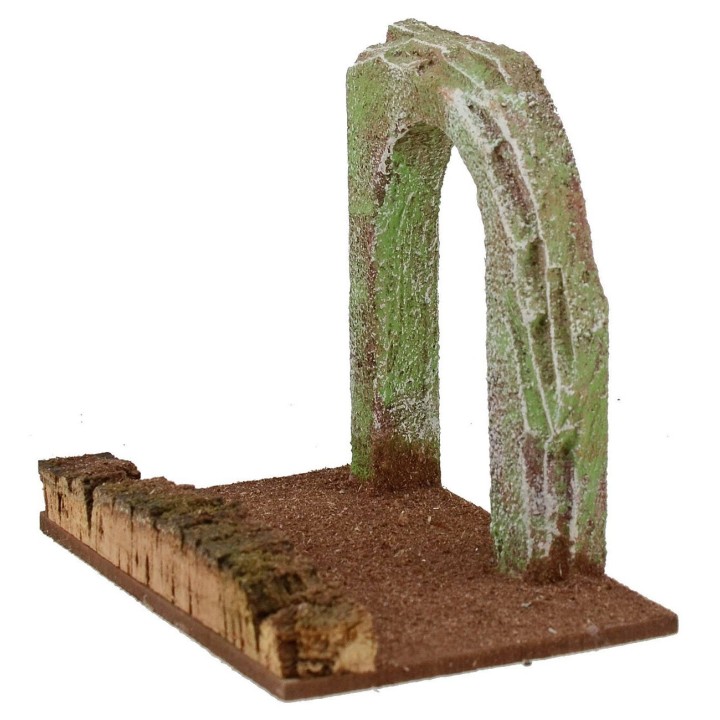 Carretera desmontable con arco de 17,5x12x15 cm h