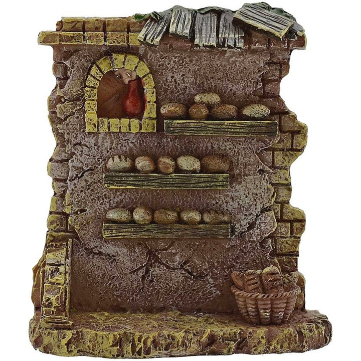 Baker's shop in resin cm 9,5x4x10 h.