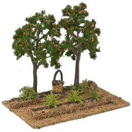 Huerto de naranjos de 14x9x12,5 cm de altura para estatuas de
