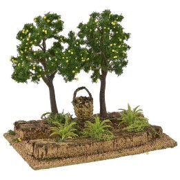 Frutteto di limoni cm 14x9x12 h per statue da 8-10 cm