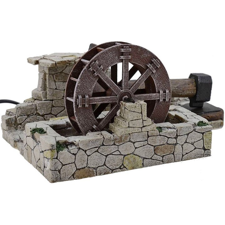 Mallet in motion with working mill
