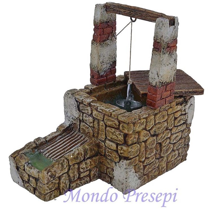 Pozzo in resina con lavatoio