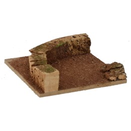 Curva per strada componibile cm 10x10x1 h