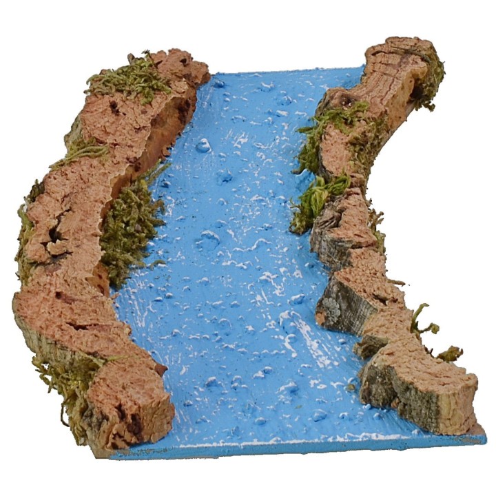 Modular river curved to the right cm 16x10,5x1,5 h
