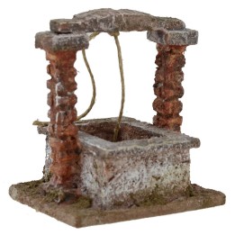 Pozo para belén de 7x6x8 cm de altura. 
