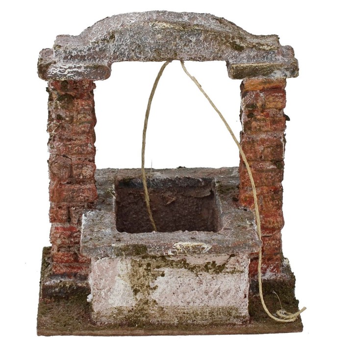 Pozo para belén de 12x10x13,5 cm de altura para estatuas de 10