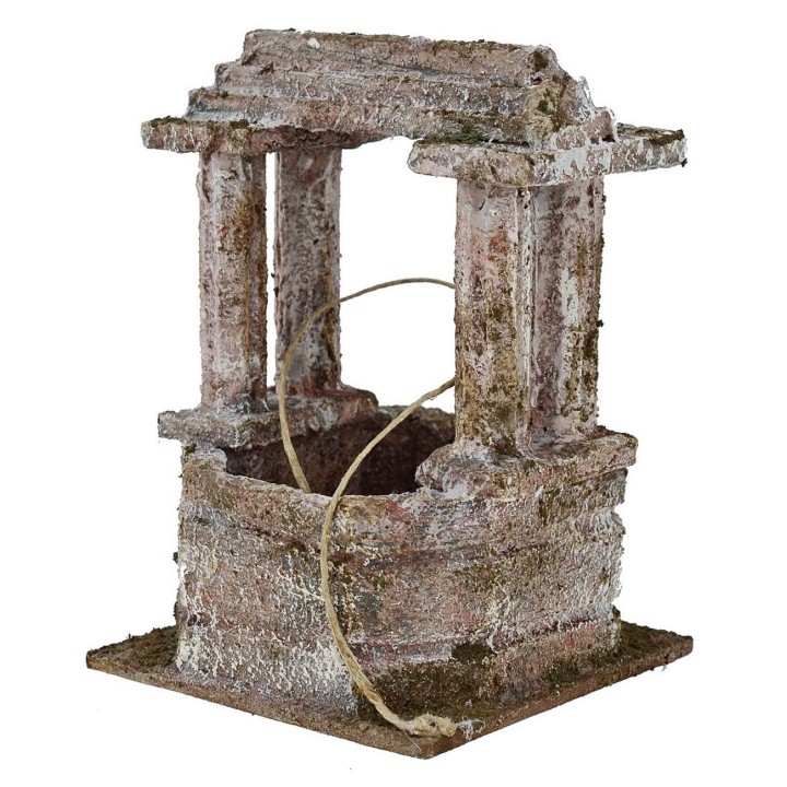 Pozzo per presepe ottagonale cm 6x6x8,5 h. 