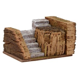 Scala doppia per presepe cm 15x10x8 h.