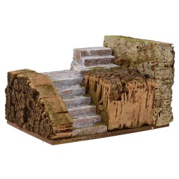 Scala doppia per presepe cm 18x12x11,5 h.
