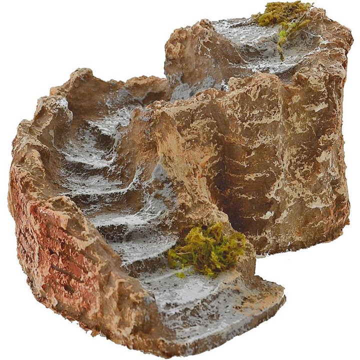 Scala in resina presepe cm 18,7x15x10 h.
