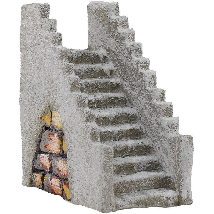 Escalera para pesebre de 8x17x12 cm h.
