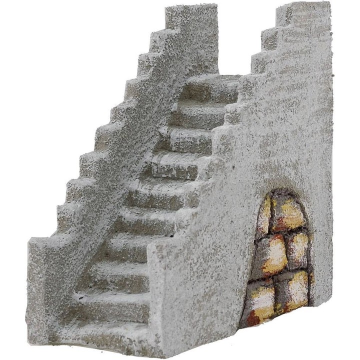 Escalera para pesebre de 8x17x12 cm h.