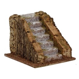 Escalera para pesebre de 9,7x10,4x8,2 cm h.