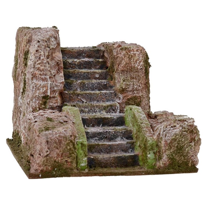 Escalera para belén de 14,5x19,5x12,5 cm h