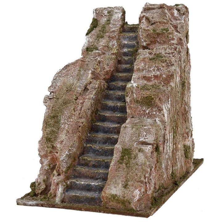 Escalera para belén de 19,5x14x18,5 cm