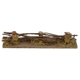 Valla de madera para belén de 30x5x6 cm h.