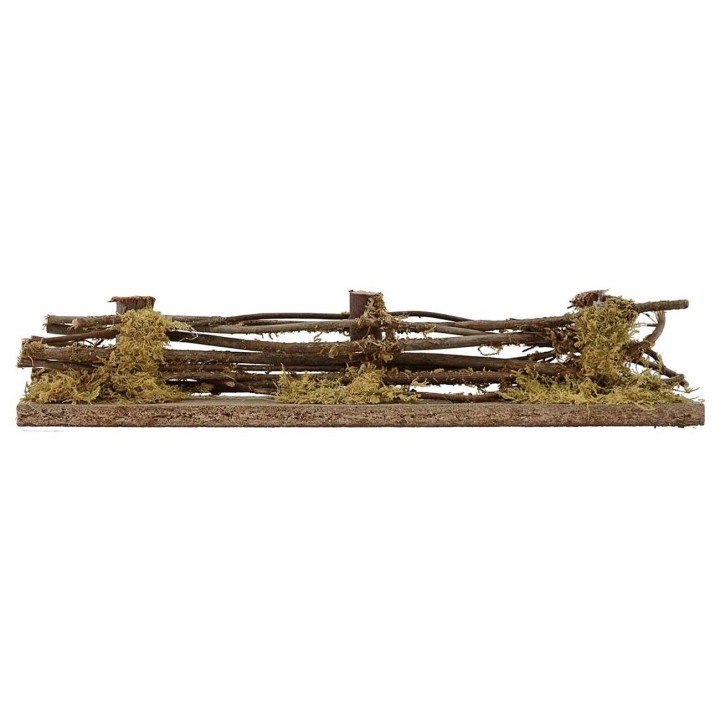 Valla de madera para belén de 30x5x6 cm h.