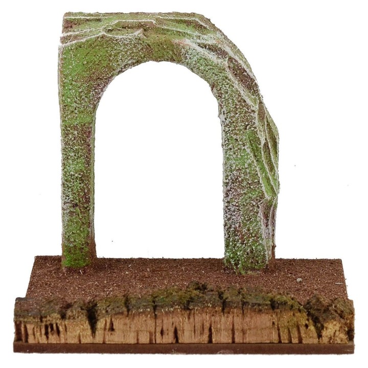 Carretera modular con arco de piedra de 14,5x10x12,5 cm h.