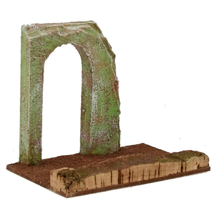Strada componibile con arco in pietra cm 14,5x10x12,5 h.