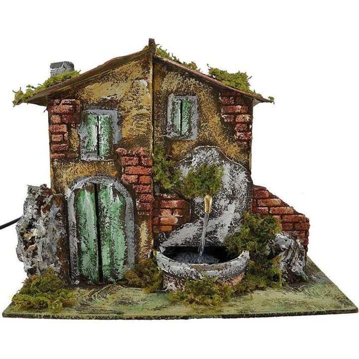 Casa con fontana cm
