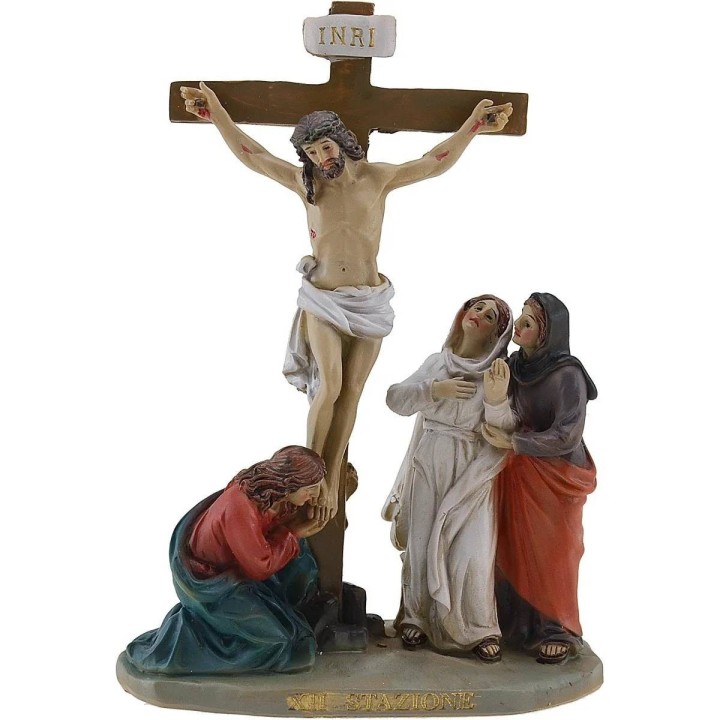 Easter statues 14 Via Crucis scenes 9 cm