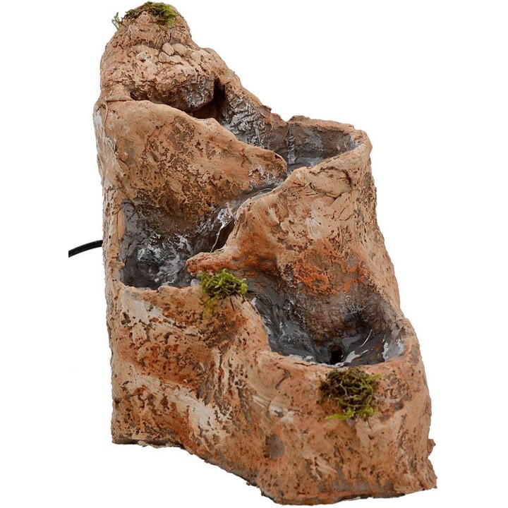 Cascata in resina funzionante cm 23x18x20 h.