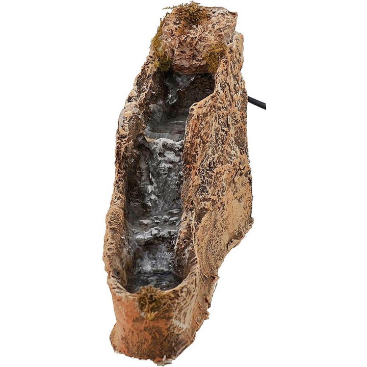 Cascada de resina para belén funcional de 6,5x26x20 cm h.