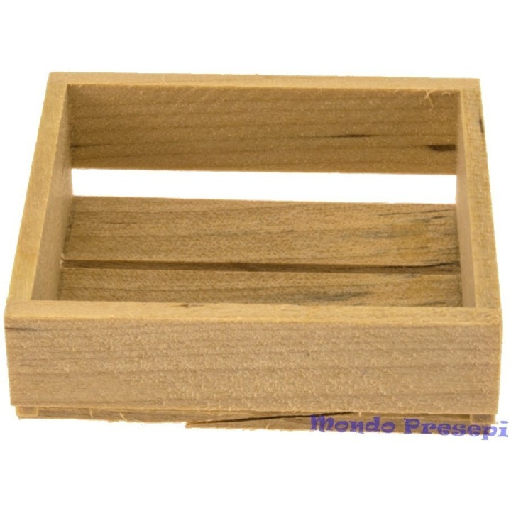 Caja de madera de 4,3x3,5x1,5 cm