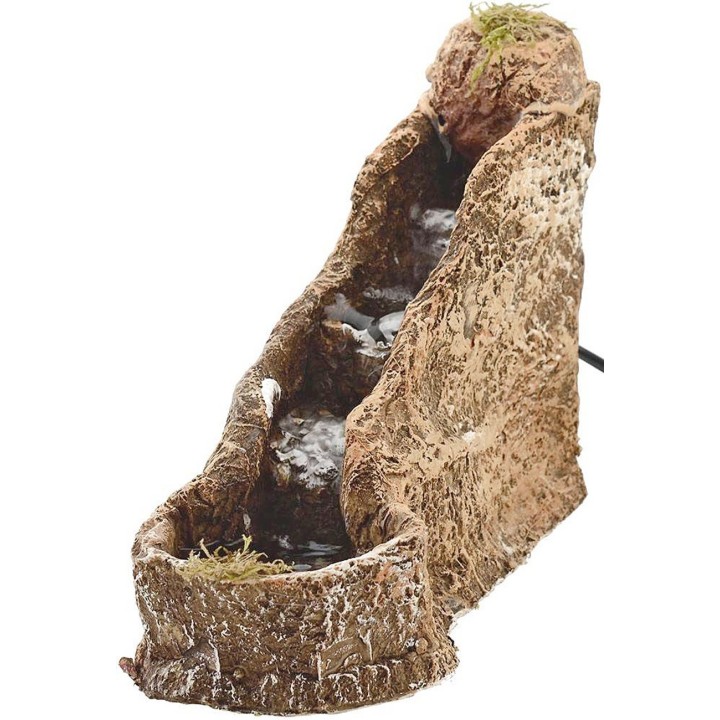 Cascade in presepe resin functioning cm 8x22x18 h.