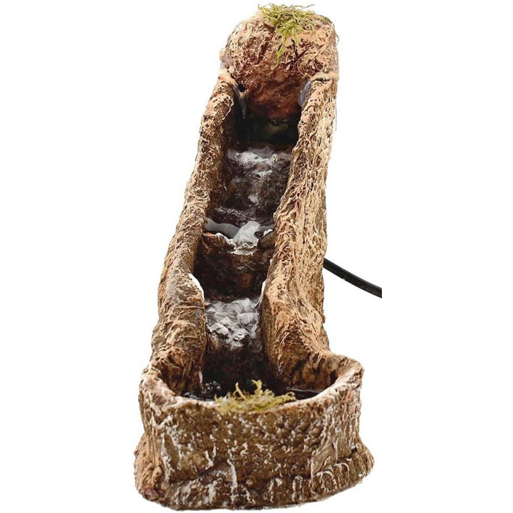 Cascade in presepe resin functioning cm 8x22x18 h.