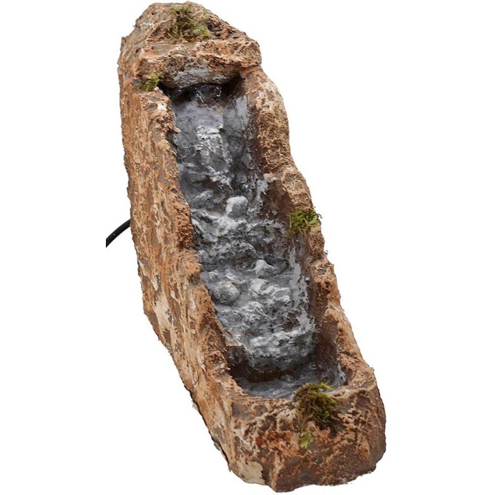 Cascata per presepe in resina funzionante cm 10x30x24 h.