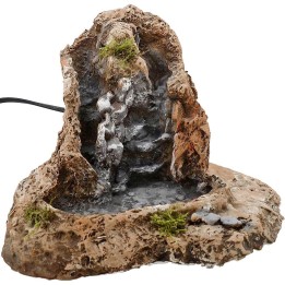 Cascadas con lago para belén funcional de 25x19x16 cm h.