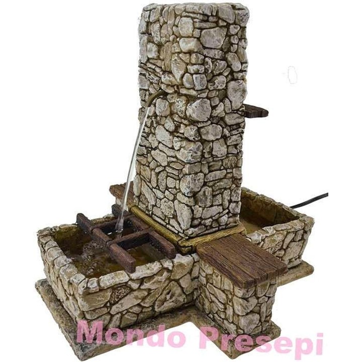 Fontana a 2 rubinetti cm 24x21x34,5