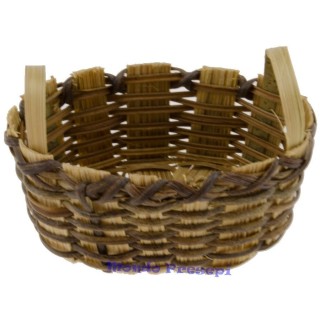 Cesta de mimbre con asas de 7 cm