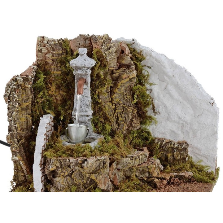 Working-column fountain for Presepe cm 19,5x14x16 h