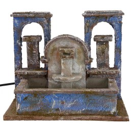 Fontana con colonne funzionante cm 25x14,5x21 h