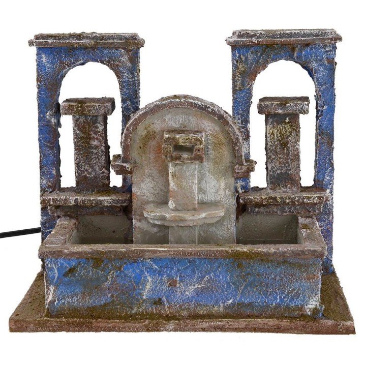 Fontana con colonne funzionante cm 25x14,5x21 h