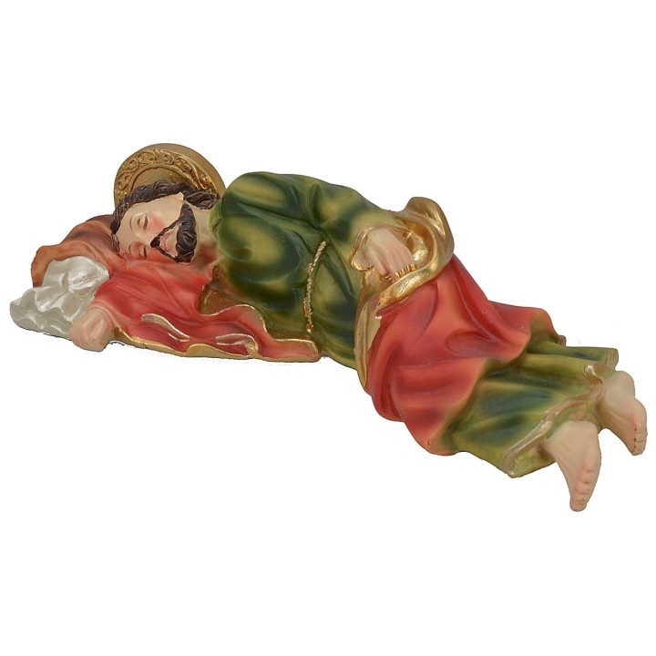 San Giuseppe dormiente in resina serie 12 cm