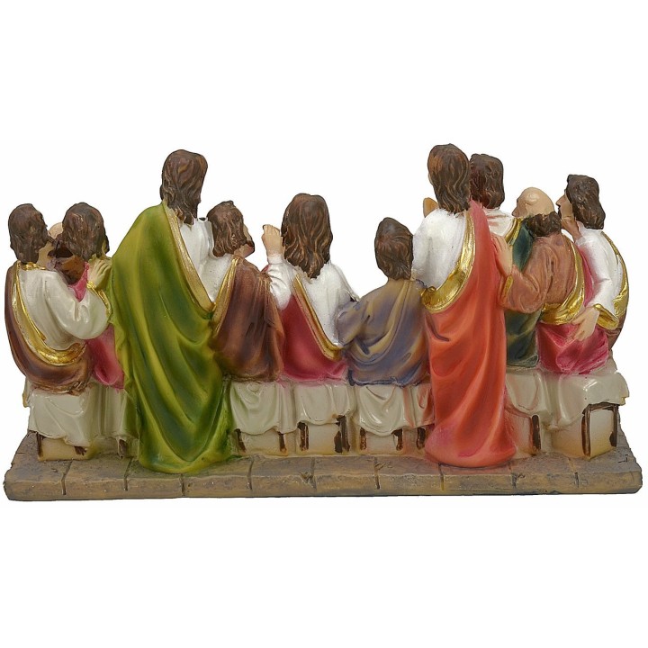 Última cena con estatuas serie 8,5-9 cm - 17x6x9,5 h.