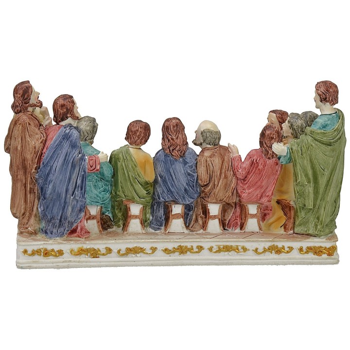 Última cena con estatuas serie 9 cm - 18,5x7,5x10,6 h.