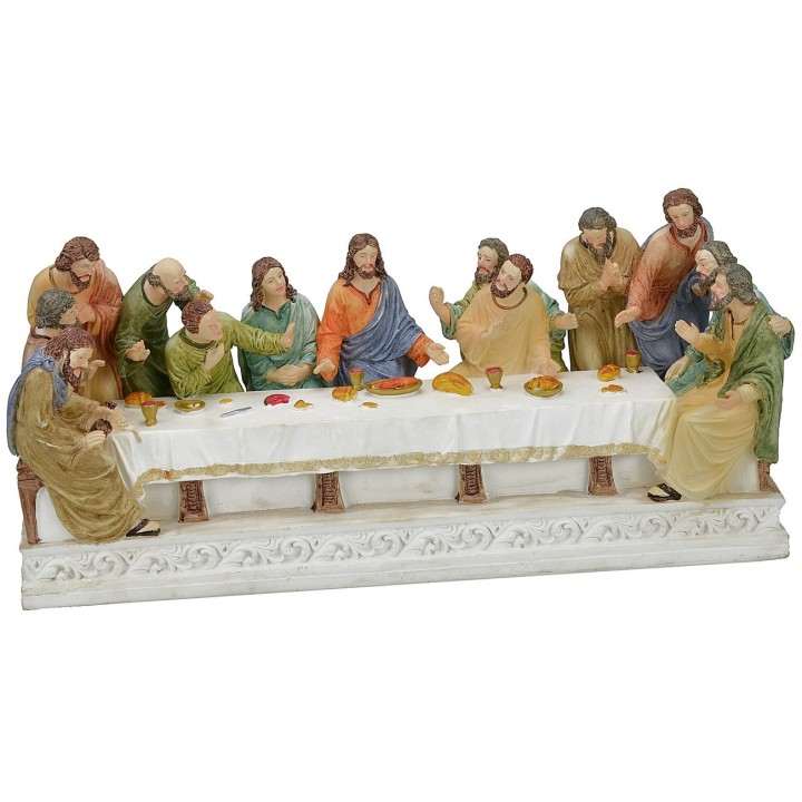 Last supper with series statues 15 cm - 39x12,5x18 h.