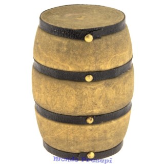 Botte in legno deluxe cm 5 - Accessori in miniatura presepe