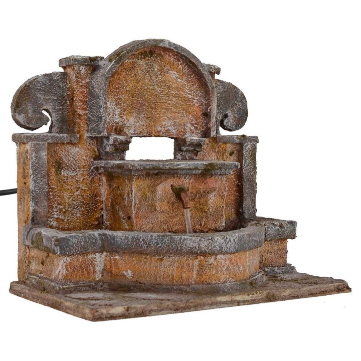 Fuente funcional con grecas y arcos para Belén de 25x14,5x21,5