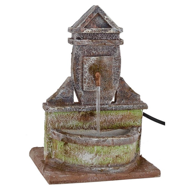 Fontana funzionante per Presepe cm 14,5x14,5x23,5 h