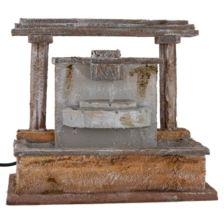 Fountain working for Presepe cm 24,5x14, 5x21, 5 h