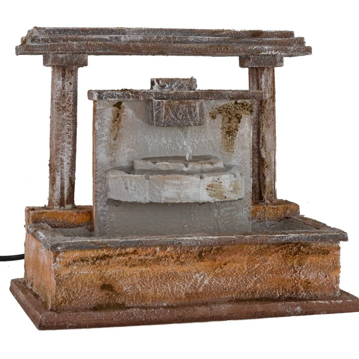 Fountain working for Presepe cm 24,5x14, 5x21, 5 h